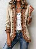 Dawncroft™ | Chaqueta con Volantes Floral Bohemia Vintage