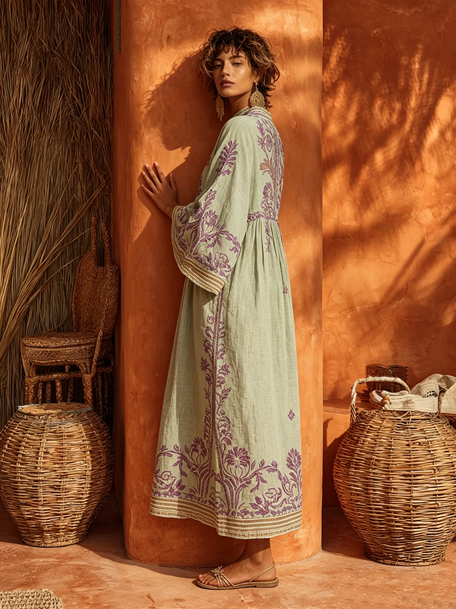 Celestina - Vestido Boho con Encanto Mediterráneo