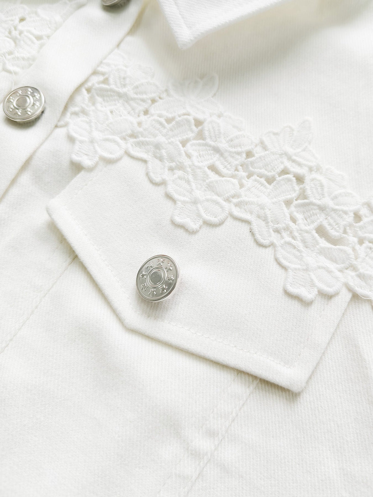 Sunnelace | Chaqueta con Paneles de Encaje