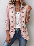 Bettany™ | Chaqueta con Botones y Volantes Florales
