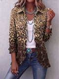 Navara™ | Chaqueta con Volantes y Estampado de Leopardo