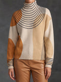 Perrine™ | Cuello alto de bloques de color en forma de arco