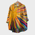 Marielle | Blusa Artística con Botonadura Frontal