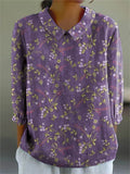 Nora - Camisa Aireada con Pliegues