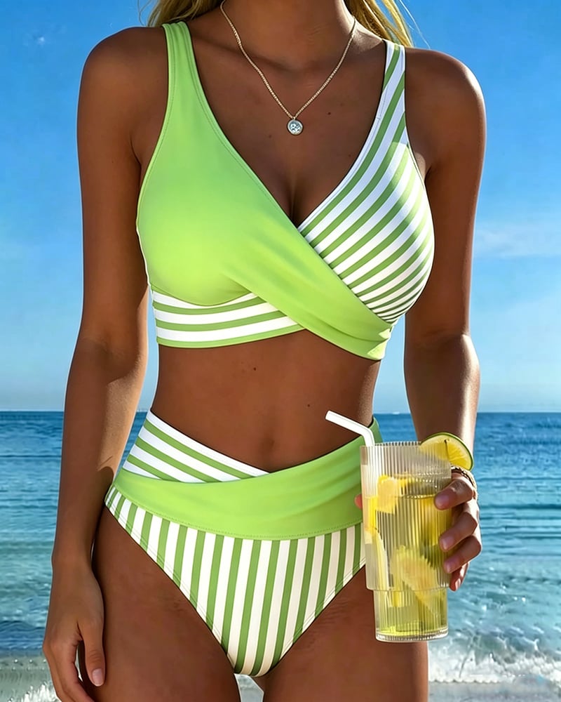 Bikini de dos piezas con efecto reductor