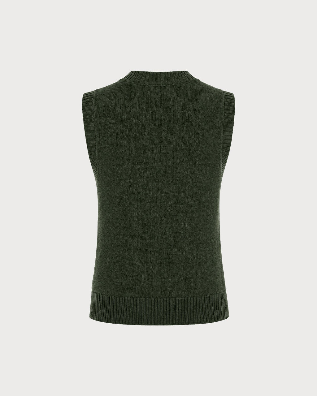 Chaleco Verde Sin Mangas Cruce Sencillo