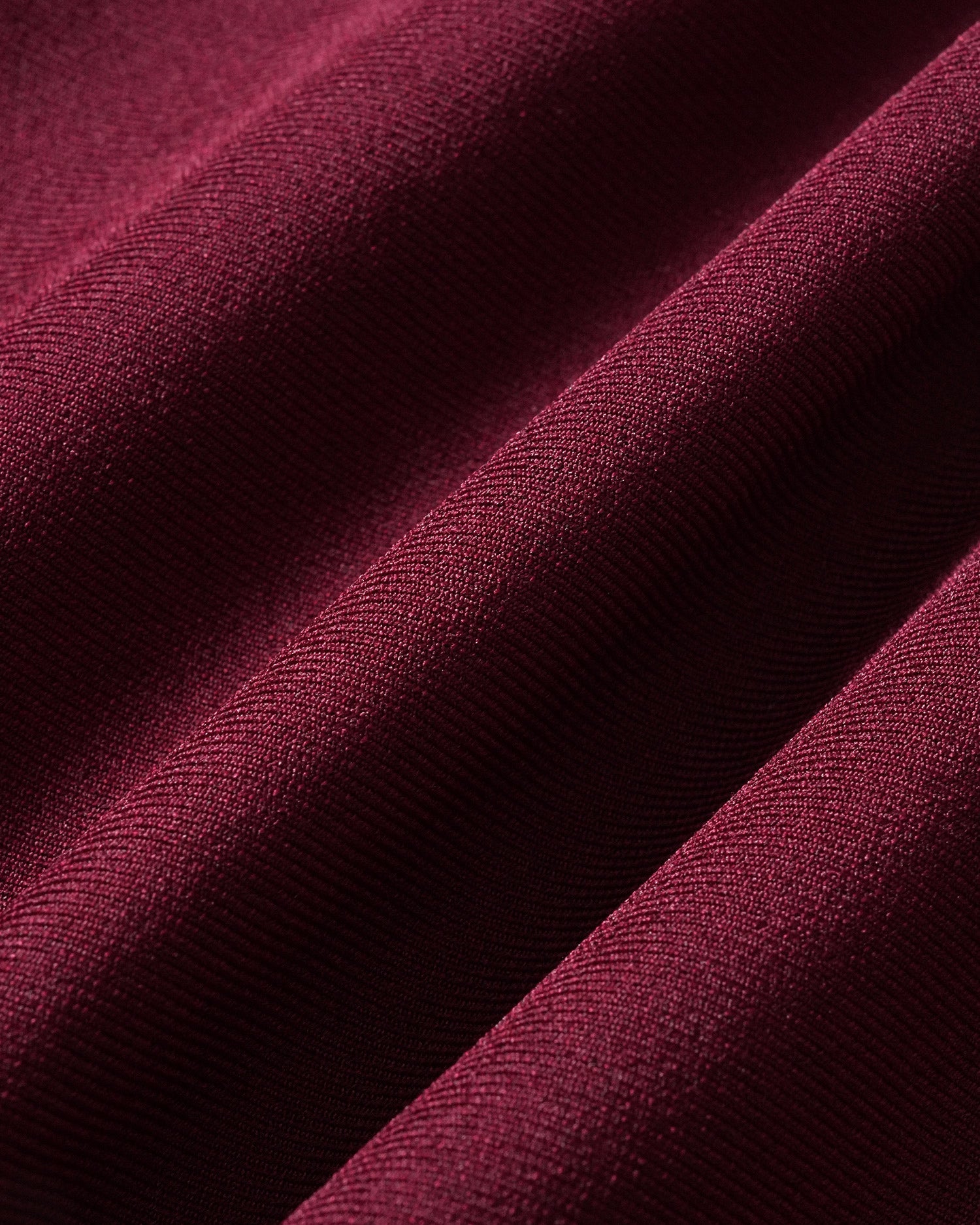 Blusa Rojo Vino Manga Abullonada Botones