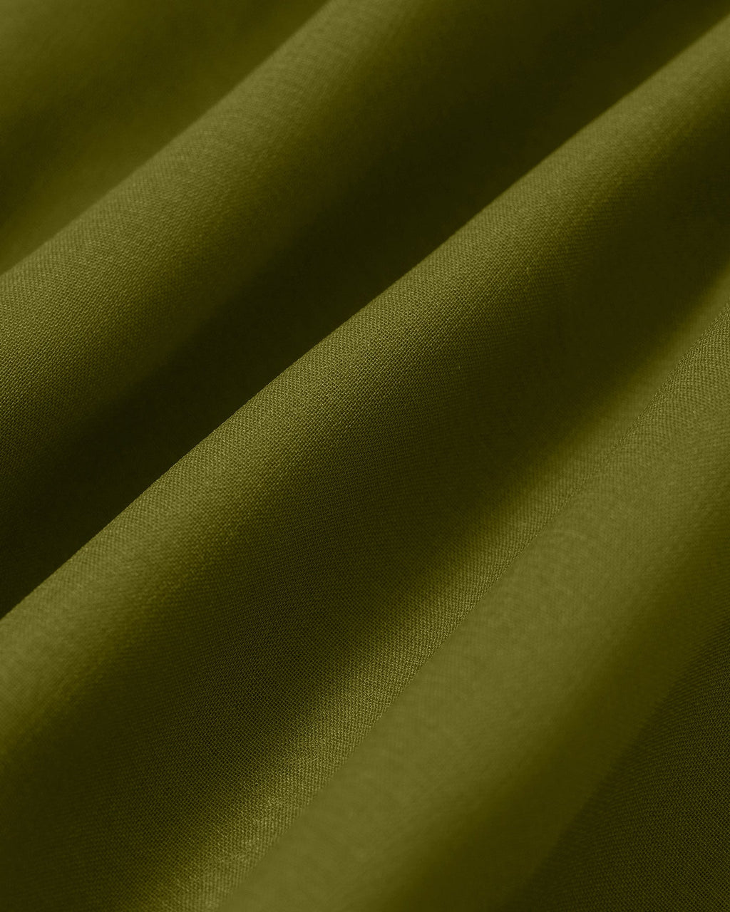 Blusa Verde Cuello V Fruncido