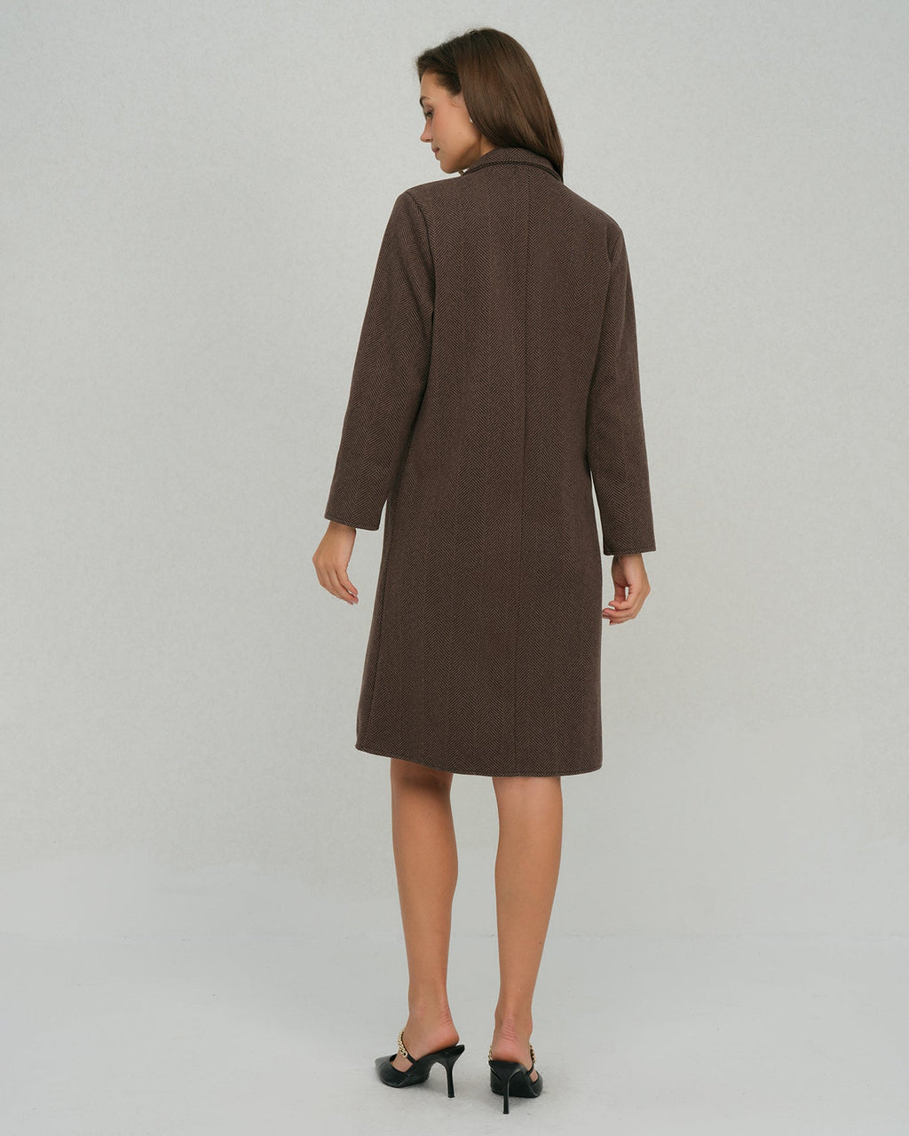 Abrigo Trench Café Bolsillo