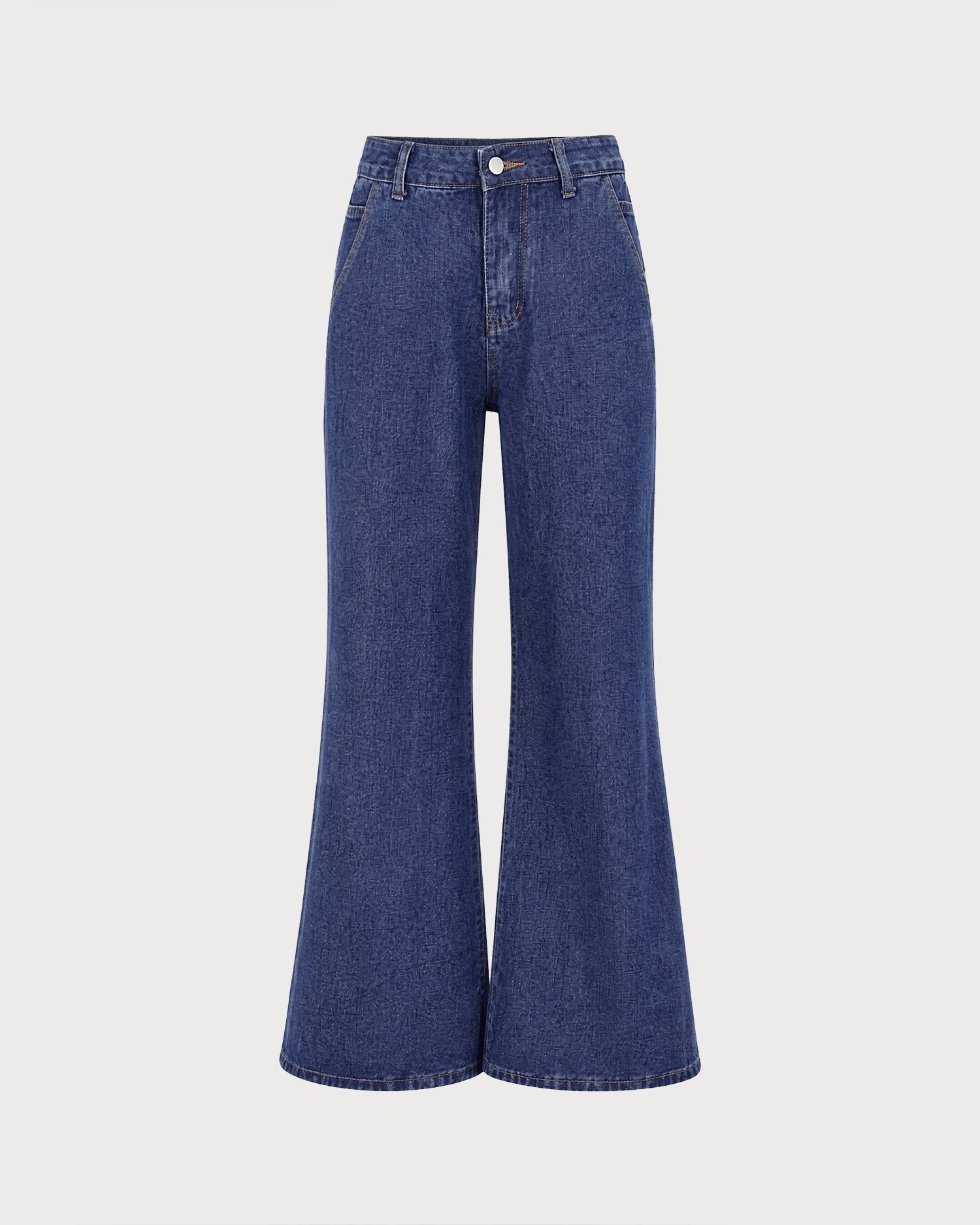 Vaqueros Azul Talle Bajo Bolsillos
