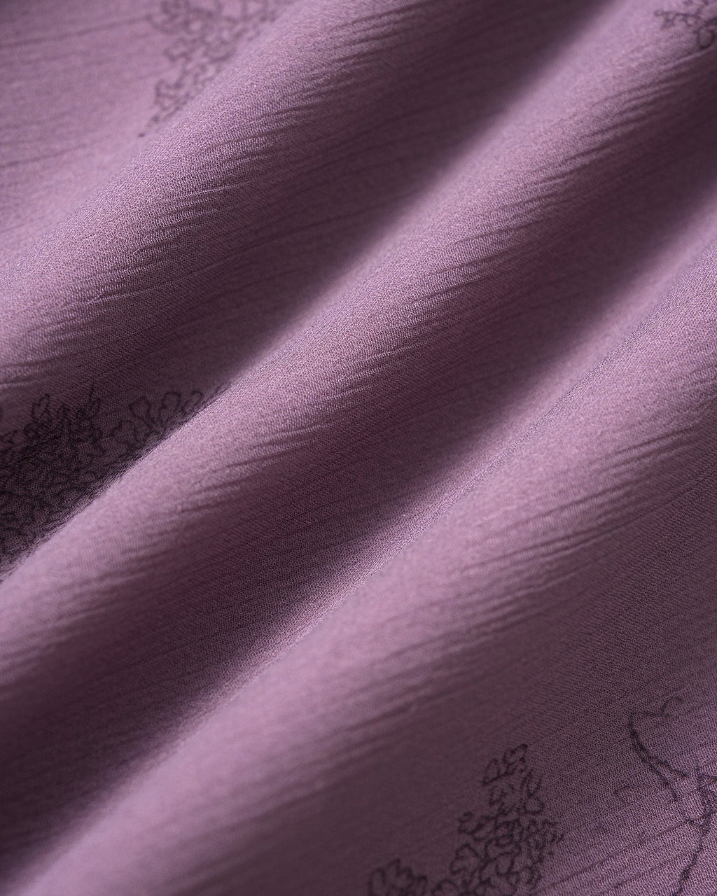 Vestido Midi Morado Cuello V Manga Mariposa Floral