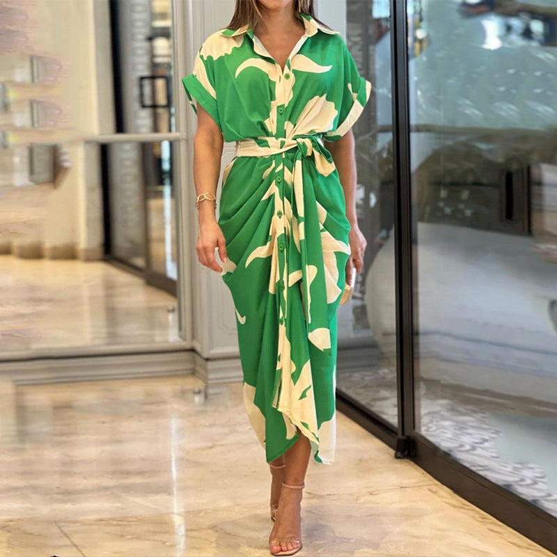Wren | Vestido Camisero con Cinturón