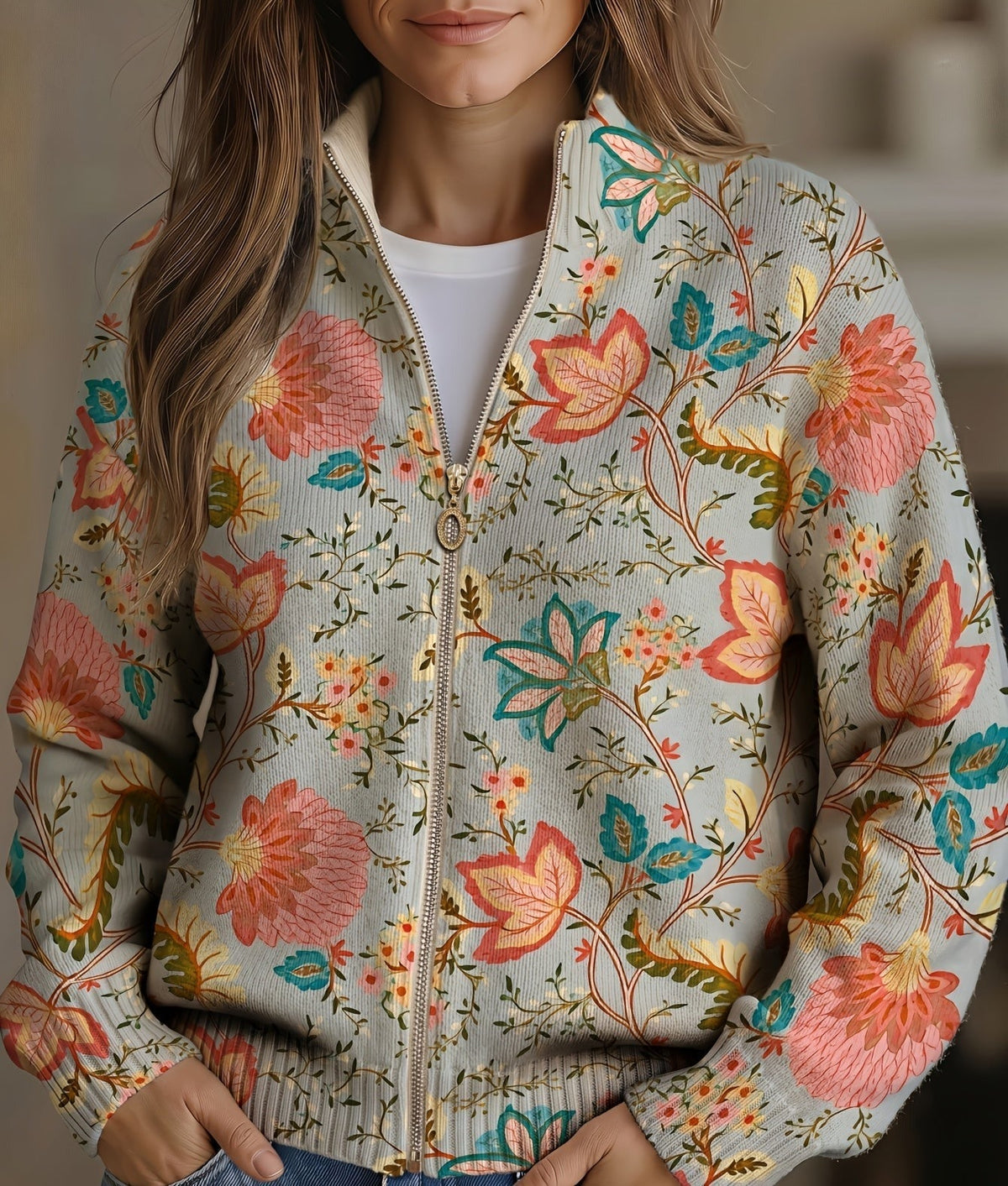 Xanthe™ | Rebeca Estampado Vintage de Jardín Floral
